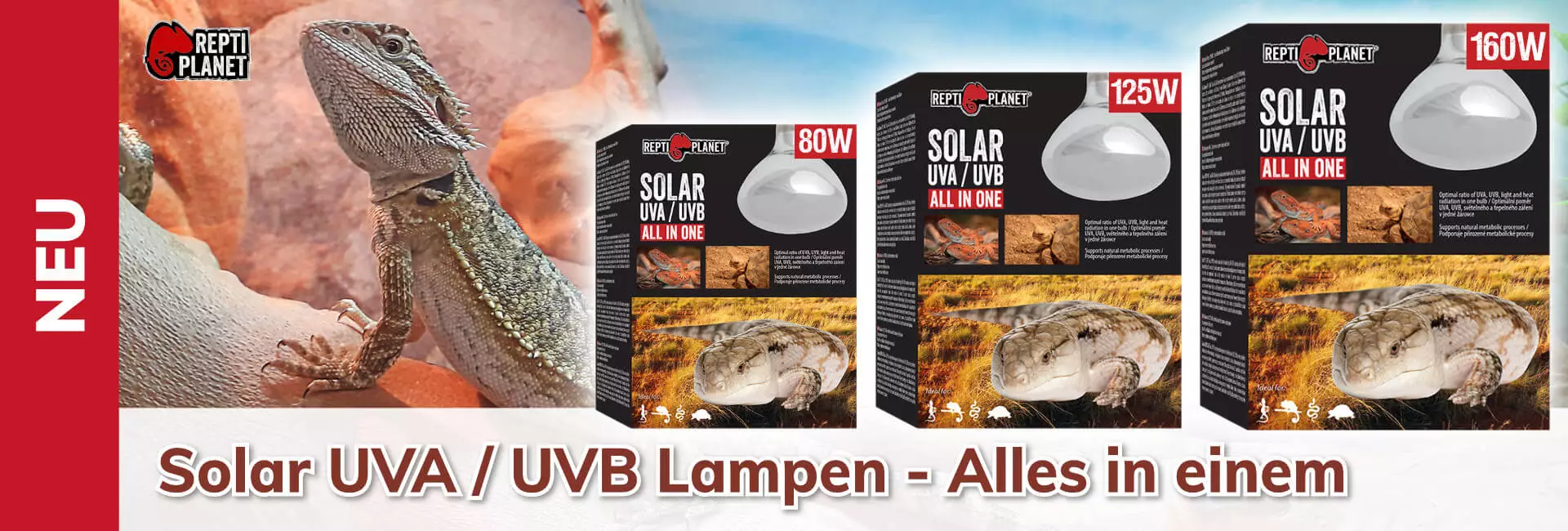 Terraristik - Solar UVA/UVB Lampen